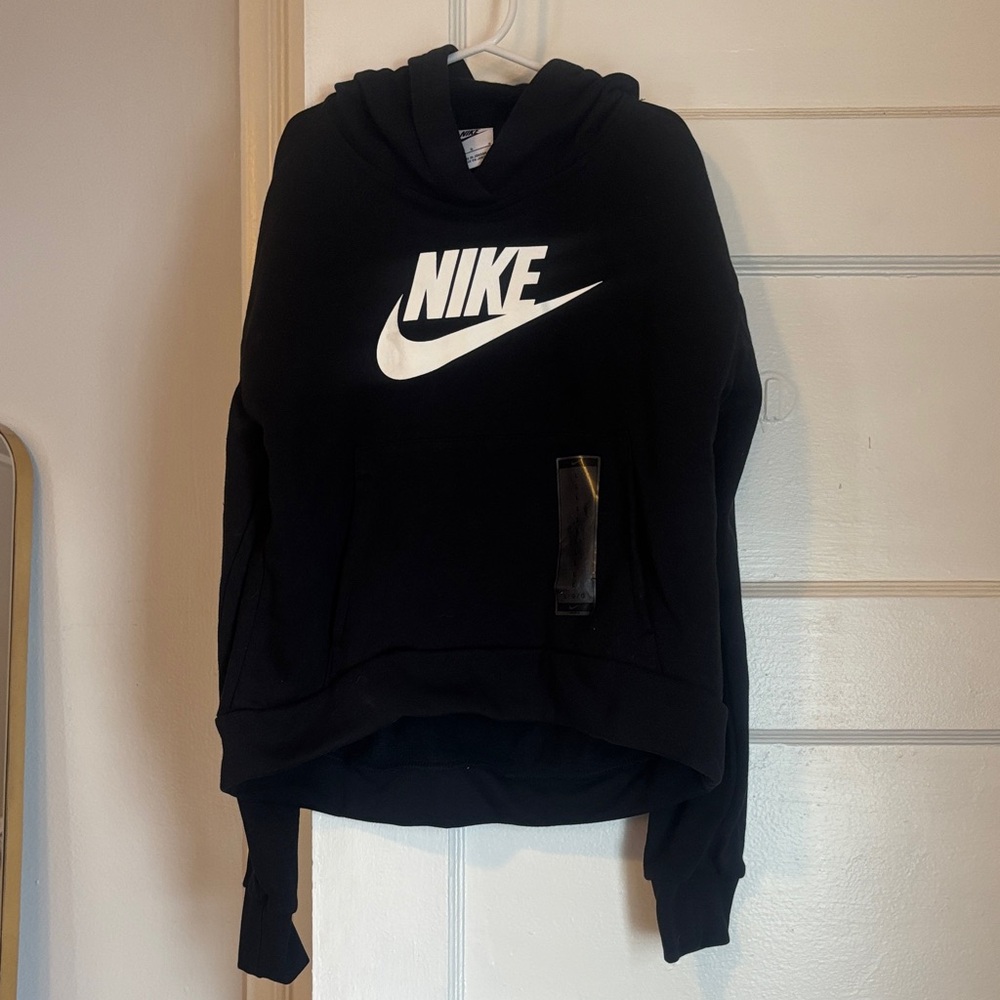 Nike Black and White Logo Hoodie
